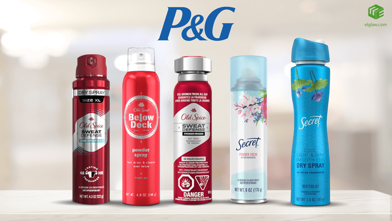 Procter & Gamble benzene deodorants video