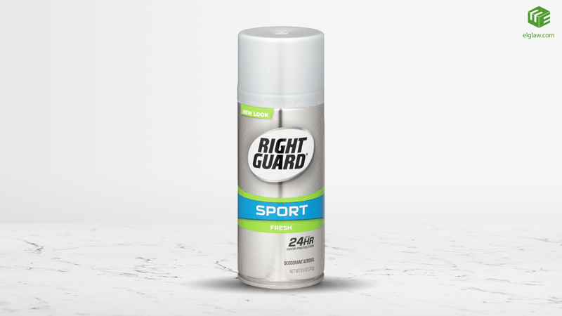 Right Guard benzene deodorants video