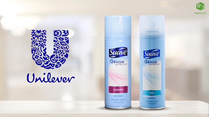 Unilever benzene deodorants video