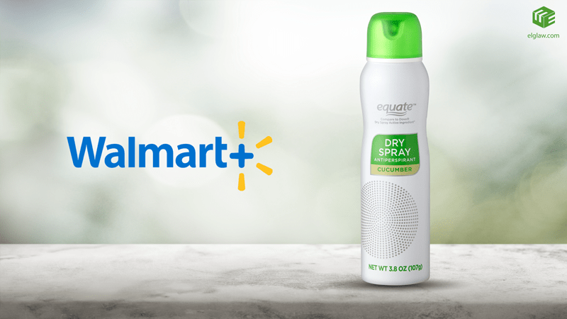 Walmart benzene deodorant video